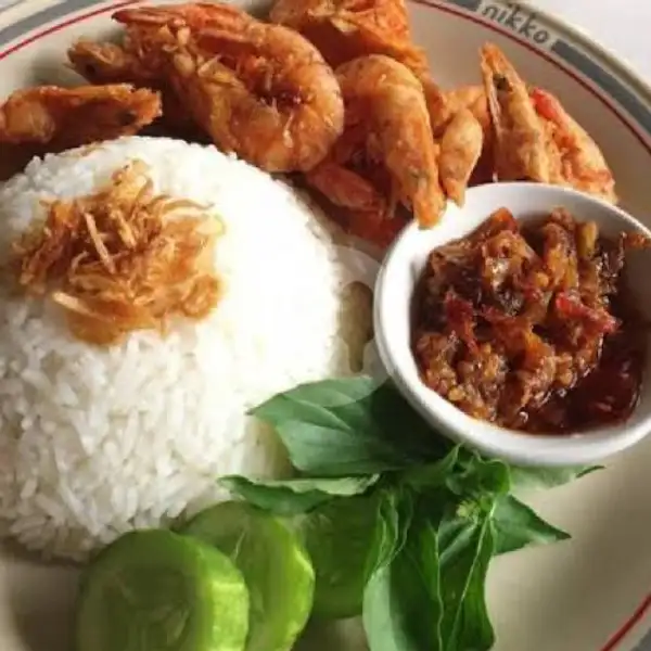 Nasi + Udang Crispy + Es Teh | Ayam Geprek Paket Hemat Sidodadi, Samarinda Ulu