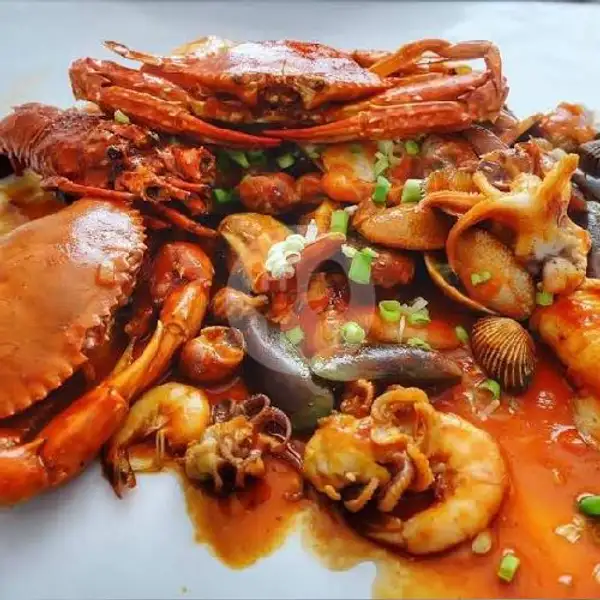 Seafood Porsi Kalap Sok Kabeh Sluuurrrd | Seafood Baba Kemal Kepiting Udang Cumi Kerang Asam Manis, Denpasar