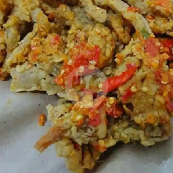 Nasi + Jamur Crispy Geprek + Telur Dadar + Sambal Lalapan + Es Coklat | Ayam Geprek Farish, Tlogosari Kulon