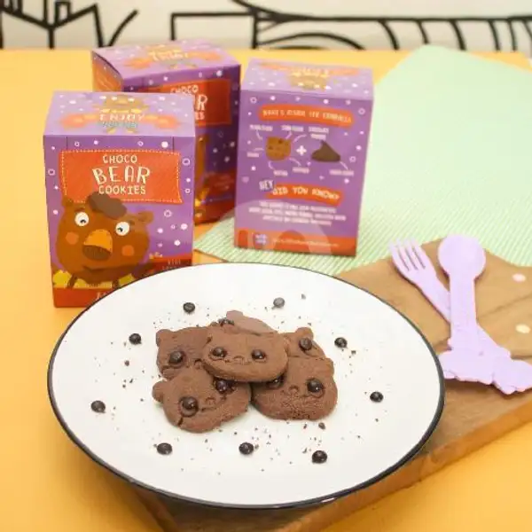 Choco Bear Cookies 150 Gr | Little Box, Semeru