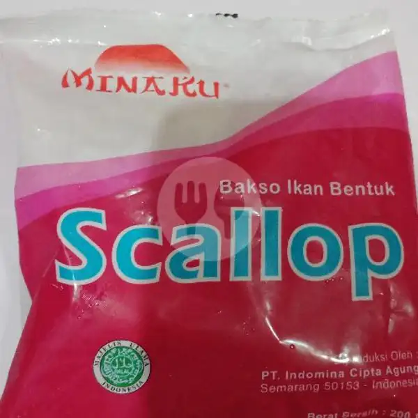 Minaku Scallop 250 Gr | Frozen Food Rico Parung Serab