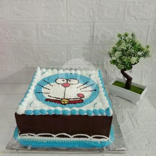 Kue Ulang Tahun Doraemon Kotak Ukuran 20 | ANEKA ULANG TAHUN TATA SULE