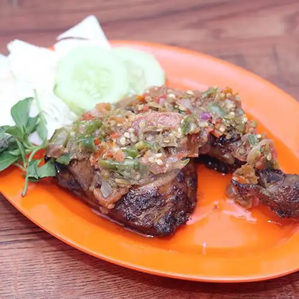 Ayam Bakar Sambal Bajak | Lalapan Anugrah Jaya Kuliner 2, Denpasar