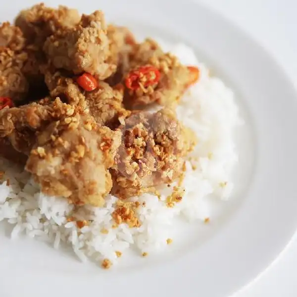 Nasi Ayam Goreng Bawang | Henis, Mangga Besar