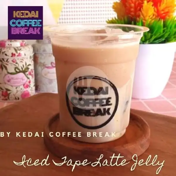 Iced Tape Latte Jelly | Kedai Coffee Break, Curug
