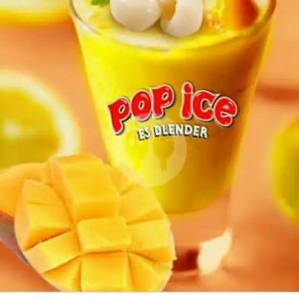 Pop Ice Mangga | Kedai Sosis Bang Edoy, Bekasi Utara