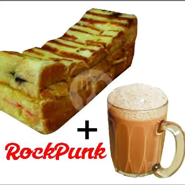 Roti Bakar 2 Rasa + Teh Tarik Hot / Cold | Roti Bakar Rock Punk, Batam