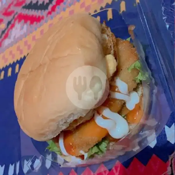 Burger Ham ( AYAM / SAPI) | Kedai Anggun, Letda Kajeng