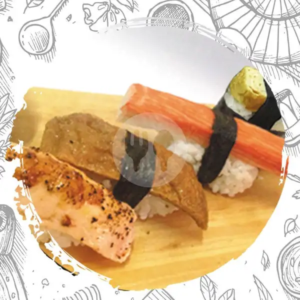 Sushi Set 4 Pcs | Jikasei Sushi, Sukarjo Wiryopranoto