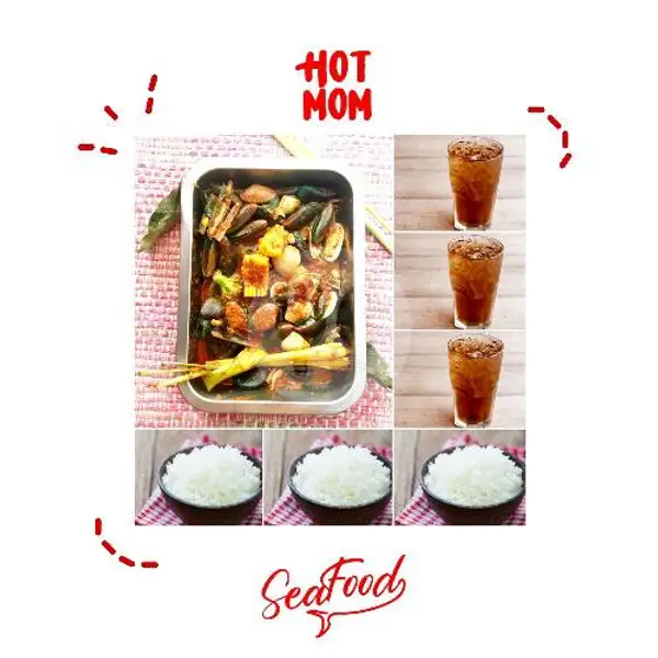 Hot Package Kerang 3 Orang | Hot Mom Seafood, Padalarang