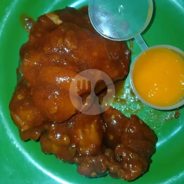 2 Ayam saos bbq + saos keju tanpa nasi | Pawon Makwan, Buduran