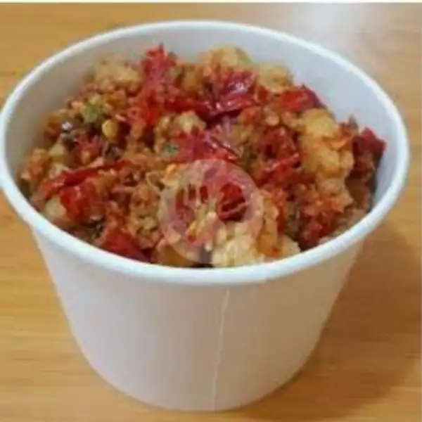 Paket Rice Box 2 (Nasi + Chiken Pop Corn Geprek ) | Resto Murahan, Cipamokolan