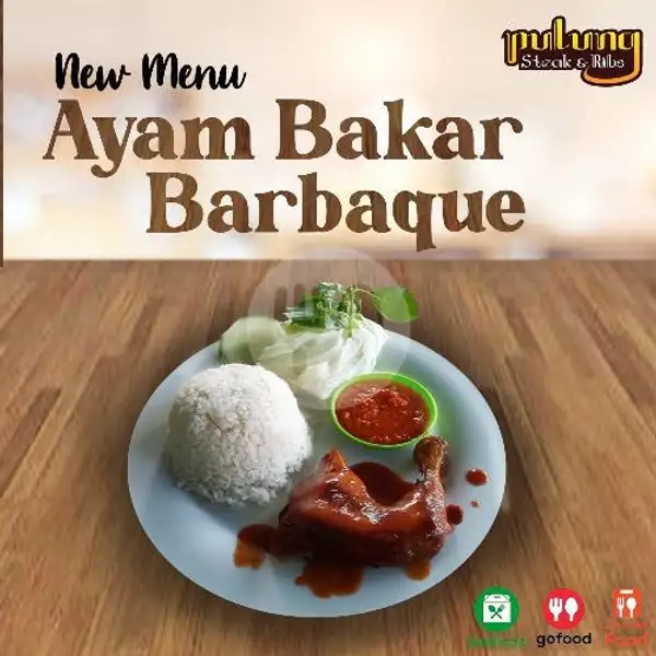 Ayam Bakar Barbeque Lada Hitam+Nasi | Pulung Steak & Rib's, Sidorejo