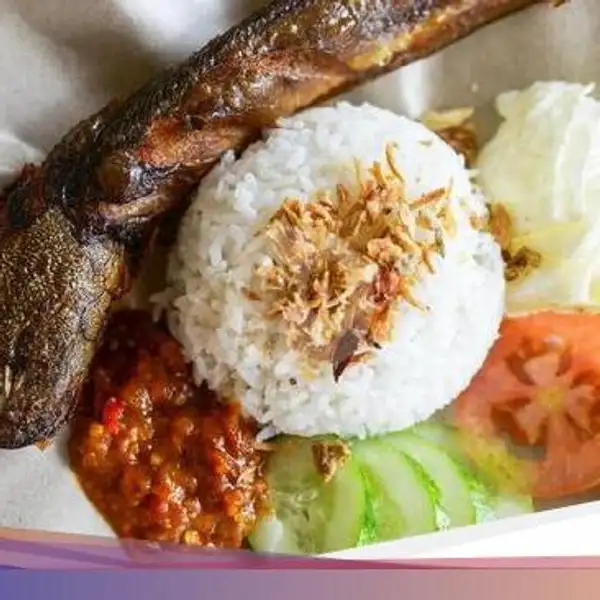 PECAL LELE + Nasi | Warung Soto Buk Oyen, Pekanbaru