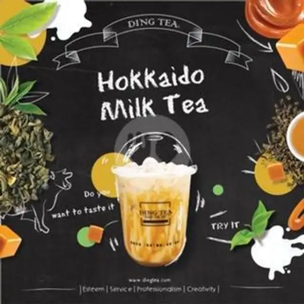 Hokkaido Milk Tea (L) | Ding Tea, Mall Top 100 Tembesi