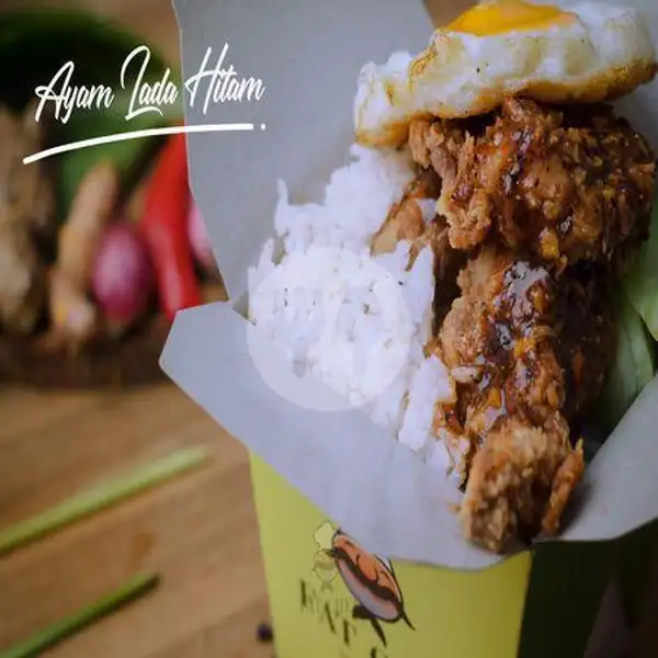 Nasi Ayam Lada Hitam | Fat Chef, Cibaduyut