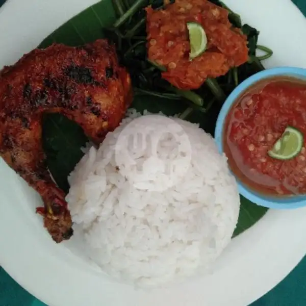 Ayam Bakar Pelecing+NASI | Nasi Ayam Betutu Bu Agus, Denpasar