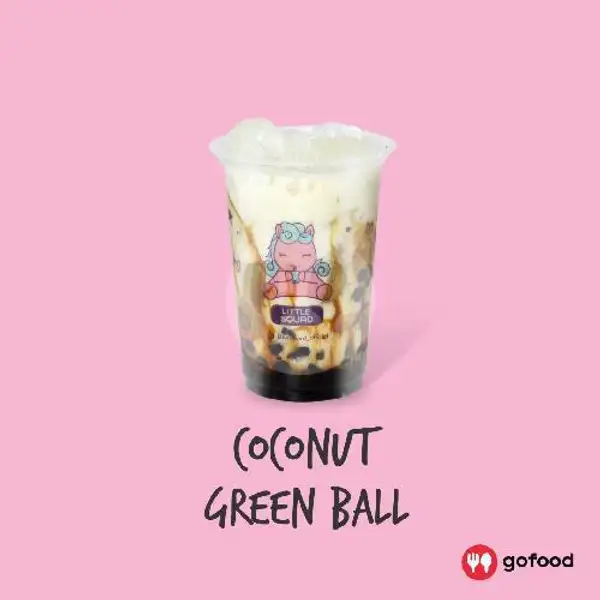Coconut Green Ball | Little Squad Boba Drink, South Sempaja