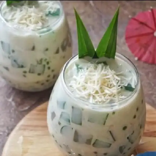 Creamy Coconut Green (Buko Pandan ) | Dapur_momqu, Marpoyan Damai