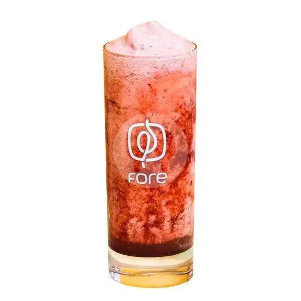 Strawberry Iced Blended | Fore Coffee, DMall Depok