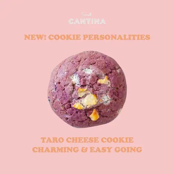 Taro Chucky Cheese Cookie | Sweet Cantina, Braga