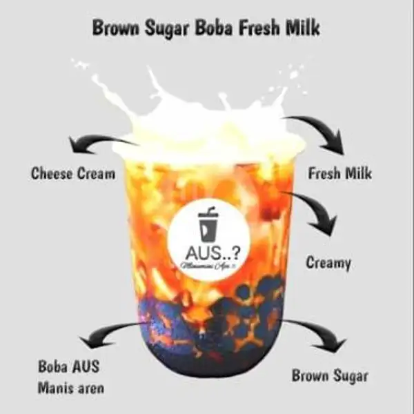 Brown Sugar BOBA Fresh Milk | Aus, Pengasinan