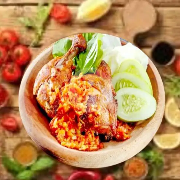 Ayam Penyet | Ayam Penyet Sambel Hot Melotot