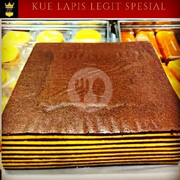 Lapis Legit Spesial Coklat, M, Uk : 20x20 | Kue Ulang Tahun ARUL CAKE, Pasar Kue Subuh Senen