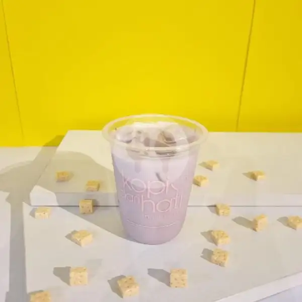 Taro Cheese Latte | Kopi Dari Hati - Taman Ratu