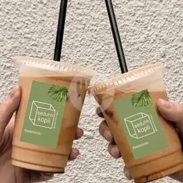 2 Cups Ice Coffe Milk Kekinian | Nasi Kuning Fajri, Kemadu Wetan