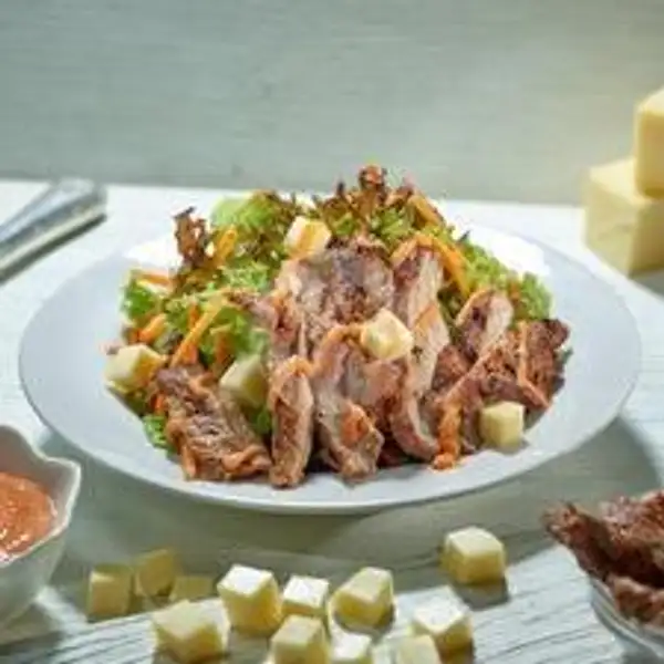 Abuba Signature Salad | Abuba Steak, Prabu Dimuntur