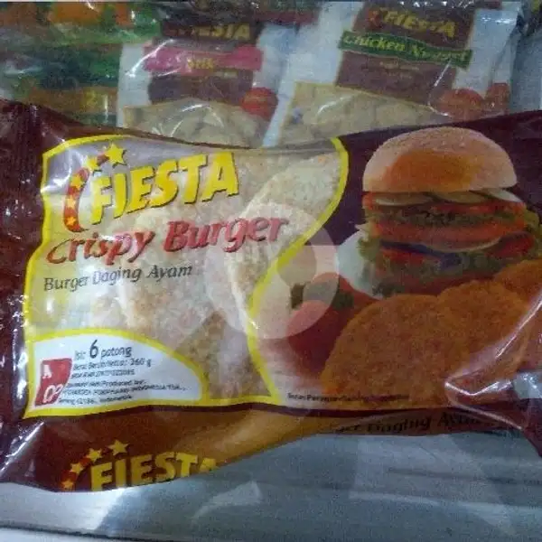 Fiesta Burger Ayam Isi 6 | Mom's House Frozen Food & Cheese, Pekapuran Raya