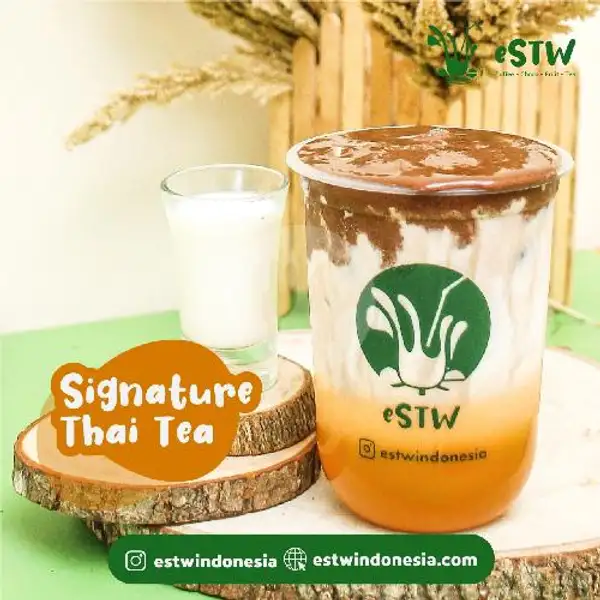 Signature Thai Tea | Estw Milky Boba, Arcamanik
