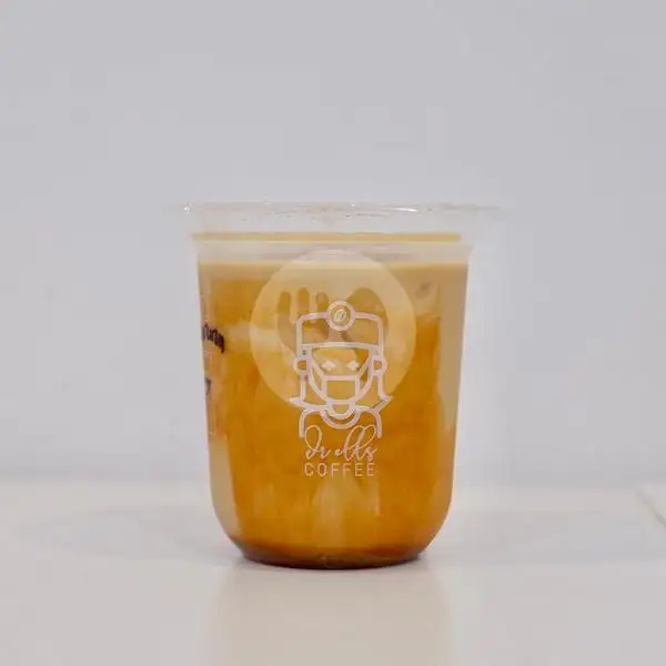 Cup Obat Syndrom Mipan Zuzu (Es Kopi Susu Caramel) | Dr Ells Coffee, Pasteur