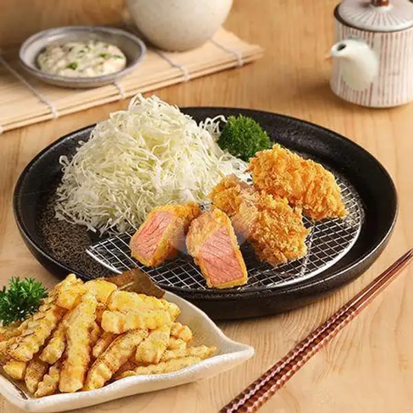 Salmon With Fries | Kimukatsu, DP Mall