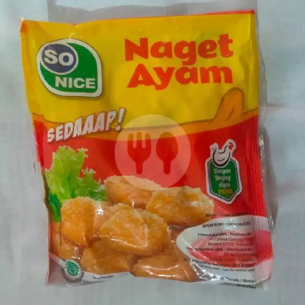 So Nice Sedap Nugget Ayam 250 Gram | Happy Tummy Frozen Food