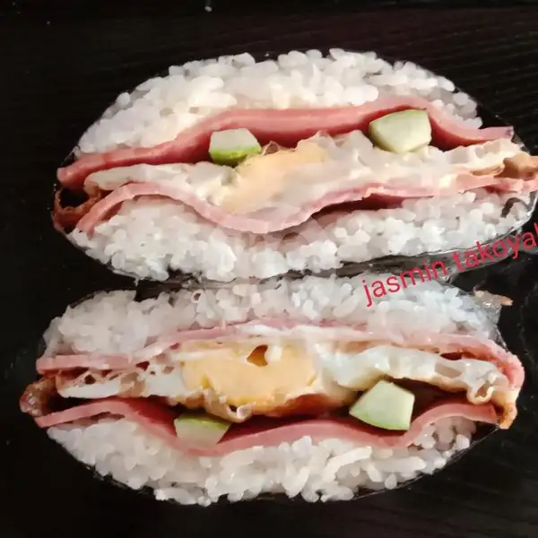 Onogirazu Smoke Beef Plus Omelete | Jasmin Takoyaki Okonomiyaki, Cimindi