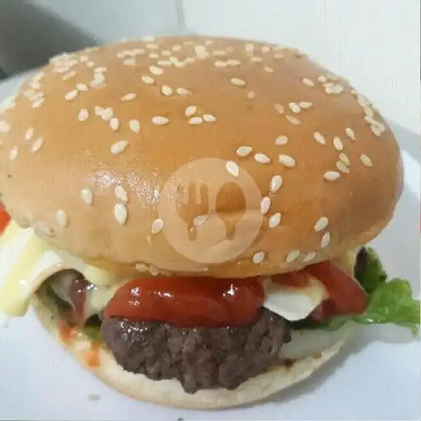 Original Burger Large Beef Premium | Angkringan Zaid