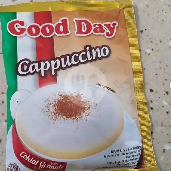 Good Day Cappuccino (Es/Hangat) | Spesial Jagung Bakar, Niti Sumito