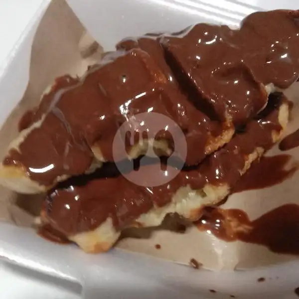 Croffle Choco + Es Teh/Es Jeruk | MS Croffle & Waffle