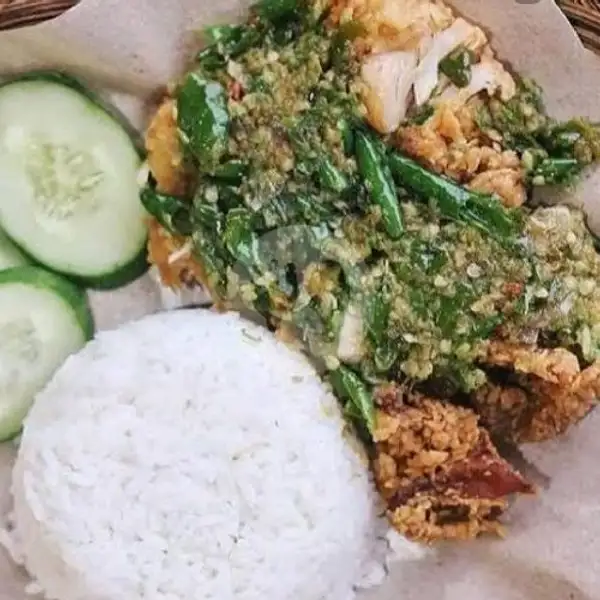 Chicken geprek Sambal Ijo | Ayam Ungkep Bunda Sita