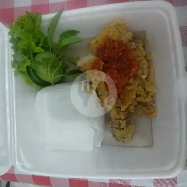 Ayam geprek jumbo + nasi | Geprek Onna surabaya