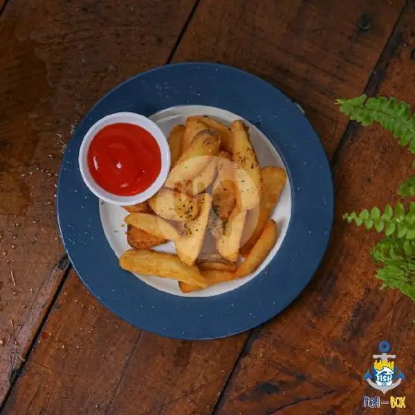 Potato Wedges with Sausage | Fish-Box, ITB