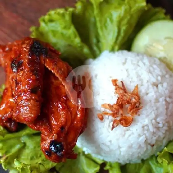 Nasi Ayam Bakar | Warung Biru, Sukun
