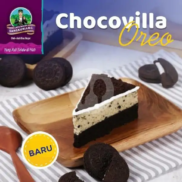 Chocovilla Oreo | Lapis Talas Dan Bolu Susu, Caman Raya
