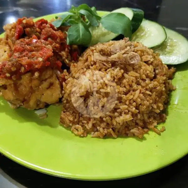 Ayam Geprek + Nasi Goreng Biasa | Aceh Tulen, Karet Raya