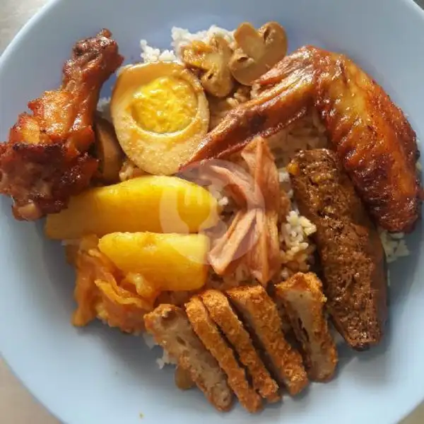 Nasi Kari Special + Ayam Goreng Halal | Hongta Karivan, Lubuk Baja