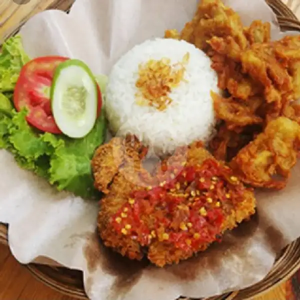Ayam Presto Paha Atas + Nasi | Ayam Presto Novi, Kampung Dalam