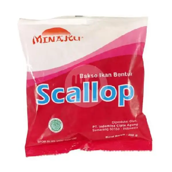 Minaku Scallop 200 Gram | Bumba Frozen Food