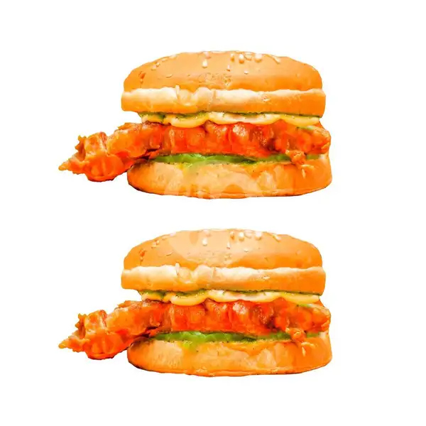 Burger Twin Buns | Fried Chicken Master, Everplate Pintu Air